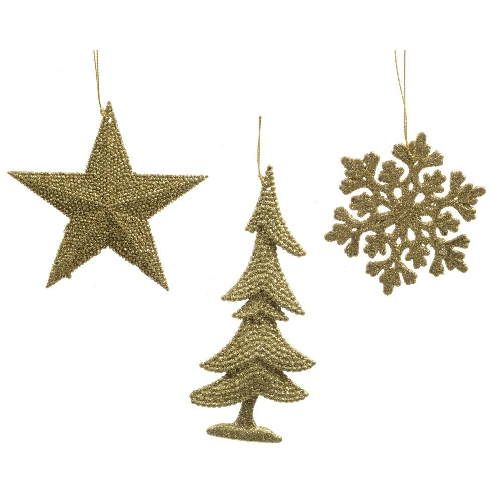 Juletræspakke i guld og hvid - Billede 5